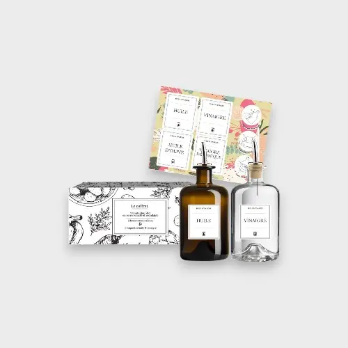 Coffret Bouteilles Huile et Vinaigre - Little Pots