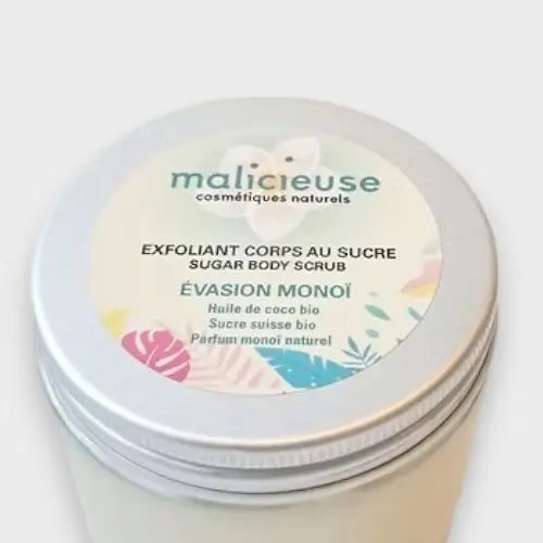 [ECSM-M] Exfoliant Corps au Sucre et Monoï 100ml - Malicieuse