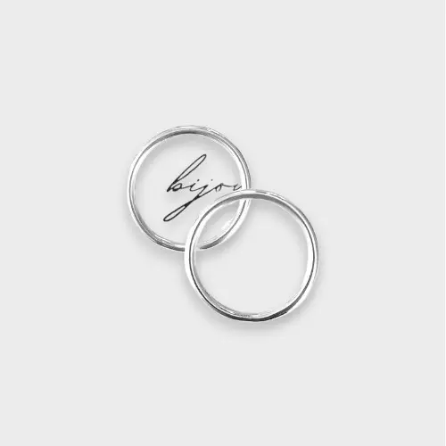 [BOCA] Boucles d'Oreilles Circle Argent- Lilli B