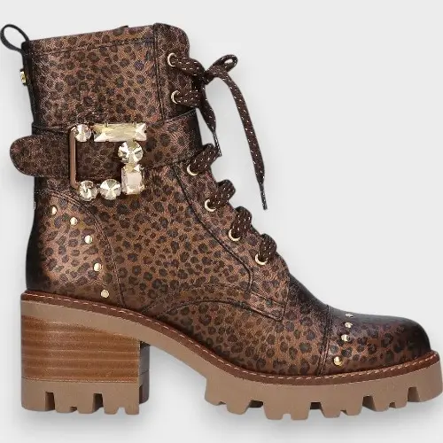 Bottines Marron à Talon Tamara Cuir 04 - MLV