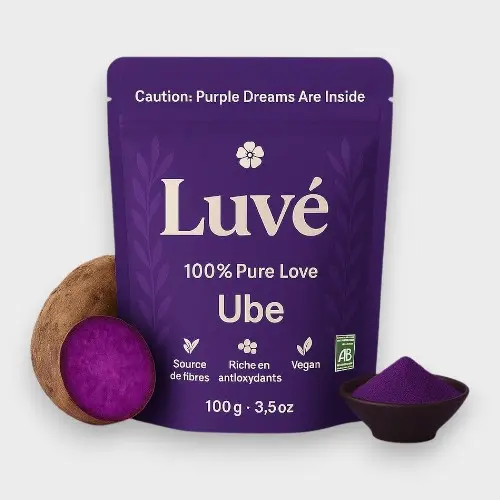 [PDUB100G-LUVE] Poudre de Ube Bio 100 g -  LUVE